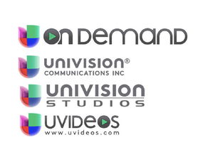 美國西班牙語電視網univision新logo