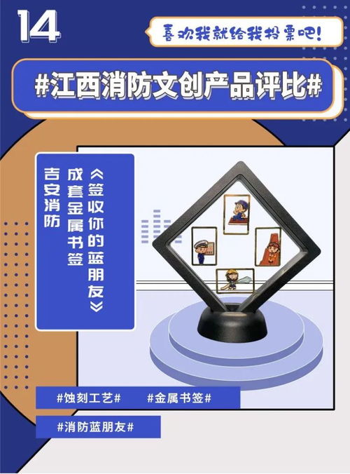 快來投票 江西消防文創產品網絡評比開始啦